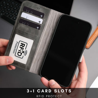 Casper iPhone 16 Wallet Case Leather MagSafe - TORONATA - 