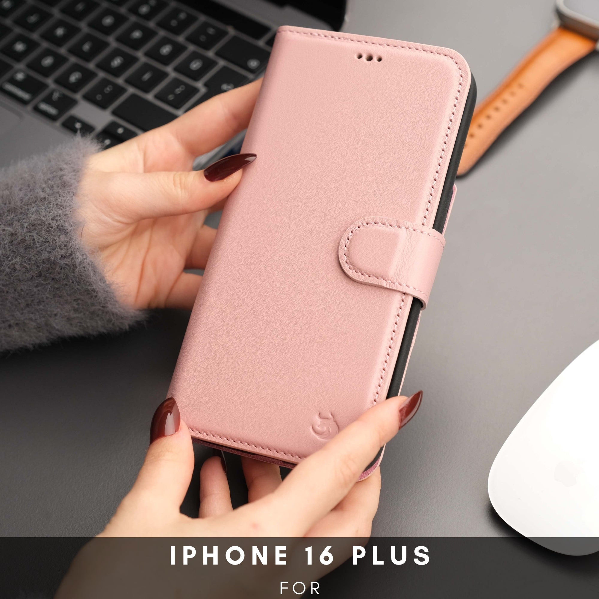 Casper iPhone 16 Plus Wallet Case Leather MagSafe - TORONATA - 