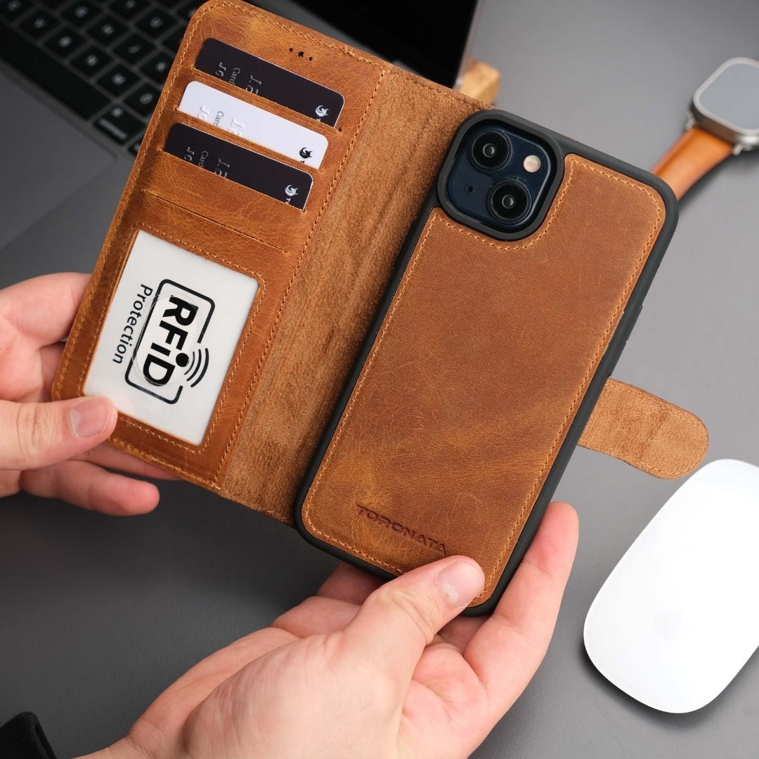 Casper iPhone 16 Plus Wallet Case Leather MagSafe - TORONATA - 
