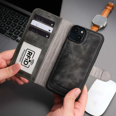 Casper iPhone 17 Wallet Case Leather MagSafe - TORONATA - 