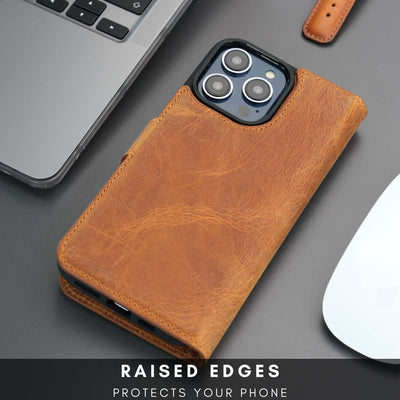 Casper iPhone 16 Pro Wallet Case Leather MagSafe - TORONATA - 