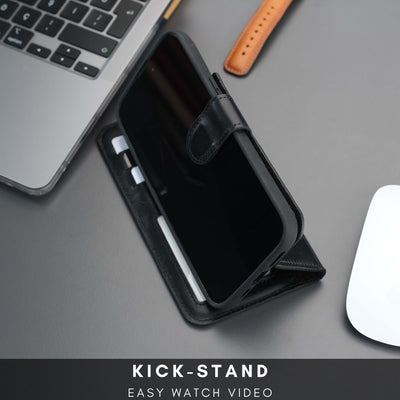 Casper iPhone 16 Pro Wallet Case Leather MagSafe - TORONATA - 
