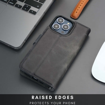 Casper iPhone 16 Pro Wallet Case Leather MagSafe - TORONATA - 