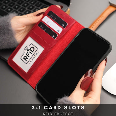 Casper iPhone 16 Pro Wallet Case Leather MagSafe - TORONATA - 