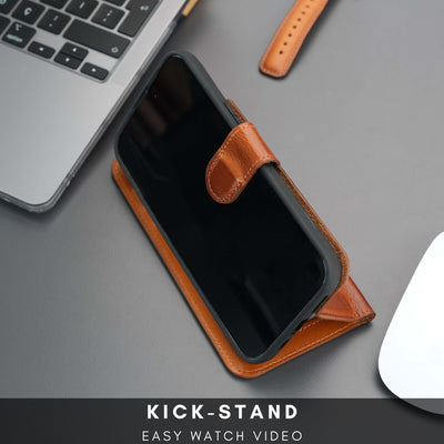 Casper iPhone 16 Pro Wallet Case Leather MagSafe - TORONATA - 