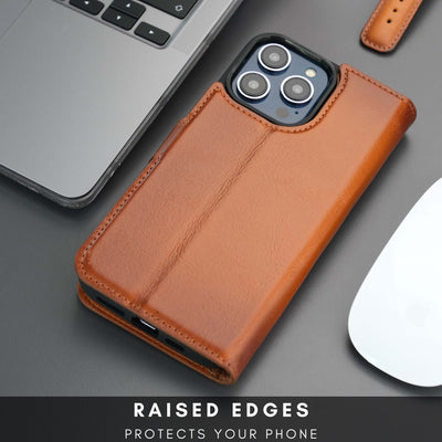 Casper iPhone 16 Pro Wallet Case Leather MagSafe - TORONATA - 