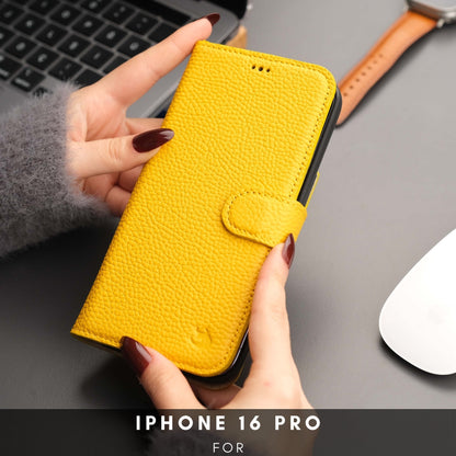 Casper iPhone 16 Pro Wallet Case Leather MagSafe - TORONATA - 