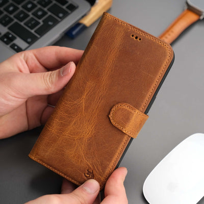 Casper iPhone 17 Pro Wallet Case Leather MagSafe - TORONATA - 