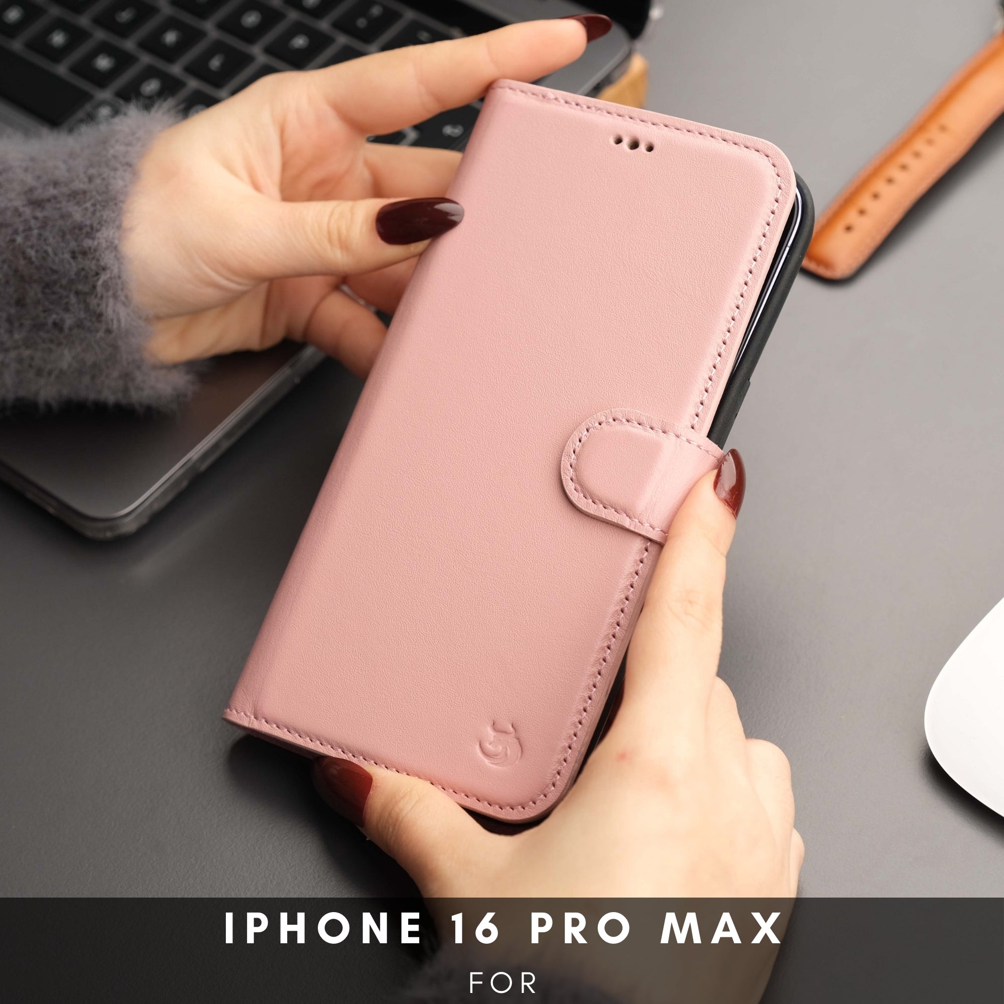 Casper iPhone 16 Pro Max Wallet Case Leather MagSafe - TORONATA - 