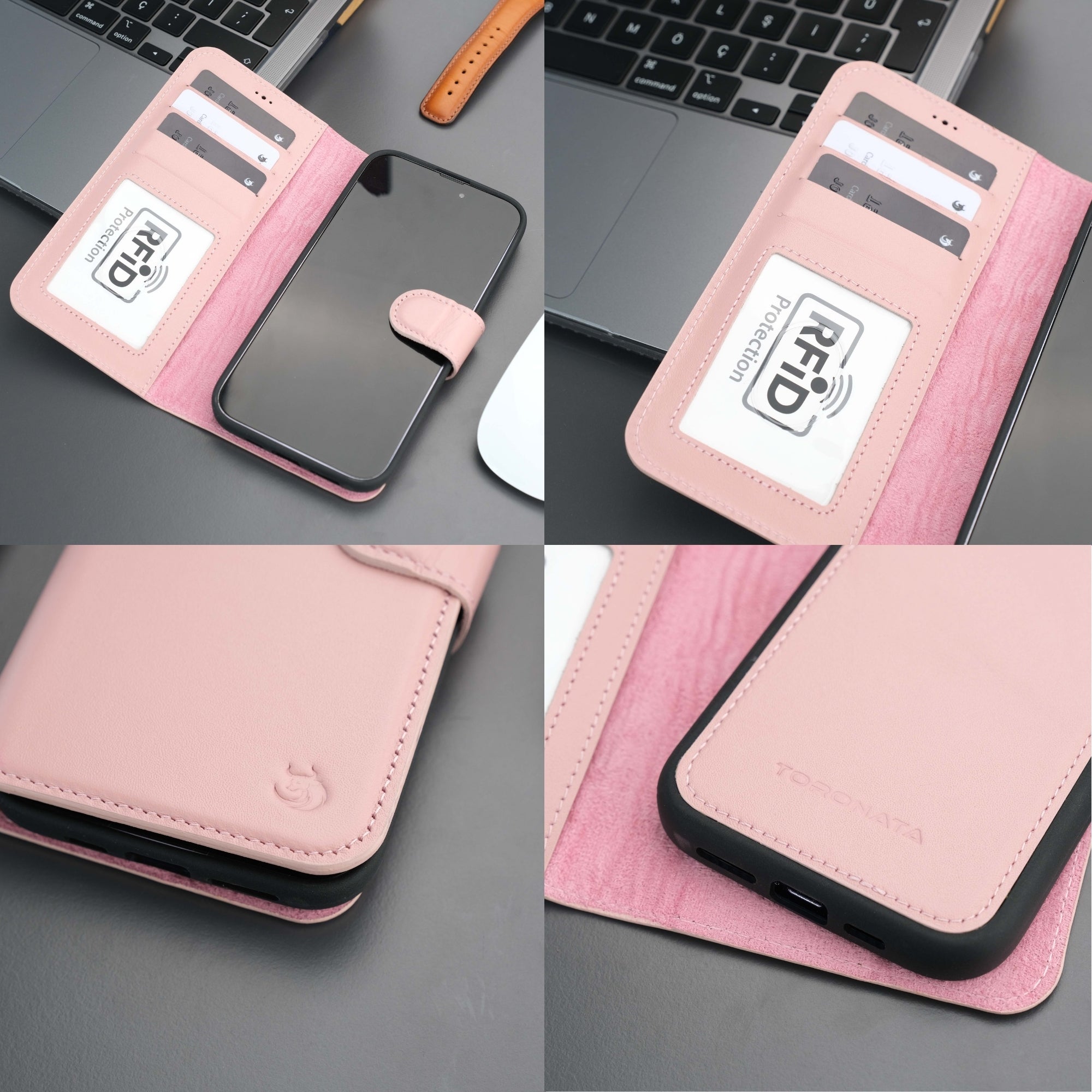 Casper iPhone 16 Pro Max Wallet Case Leather MagSafe - TORONATA - 