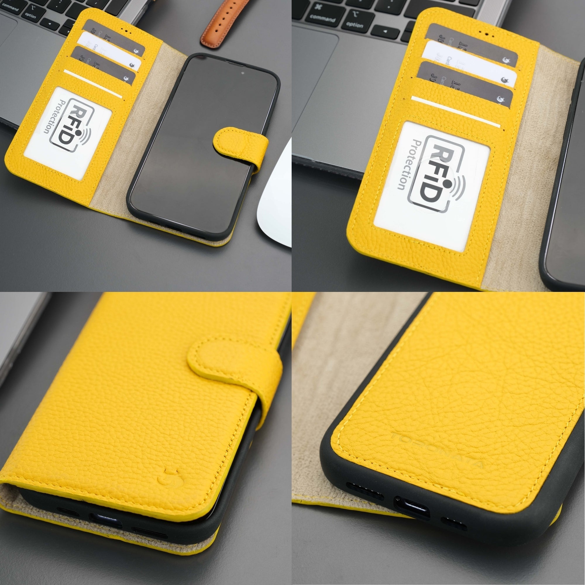 Casper iPhone 16 Pro Max Wallet Case Leather MagSafe - TORONATA - 