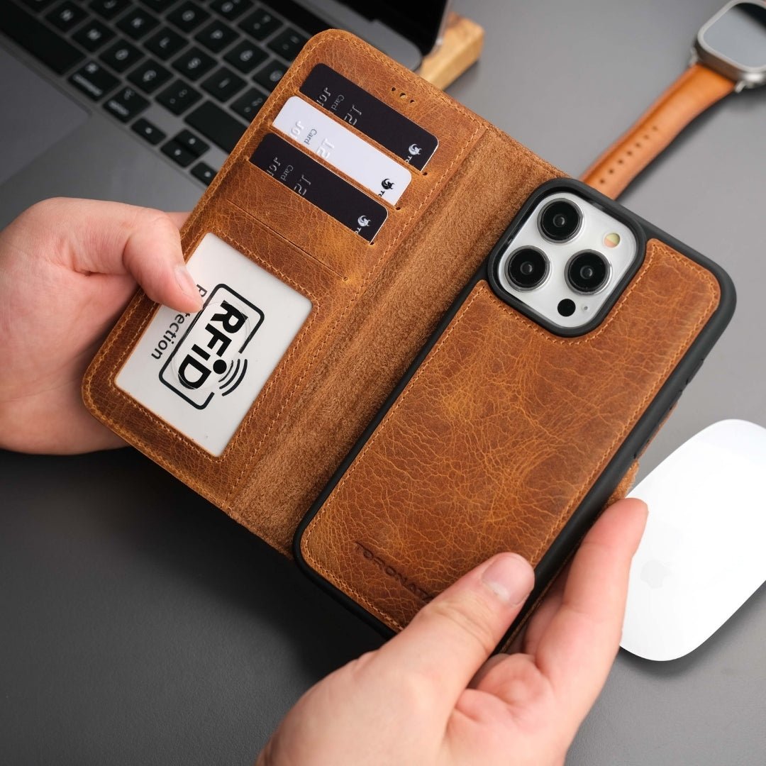 Casper iPhone 16 Pro Max Wallet Case Leather MagSafe - TORONATA - 