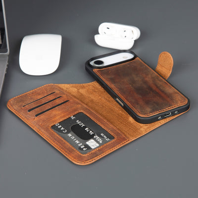 Casper iPhone 17 Air Wallet Case Leather MagSafe - TORONATA - 