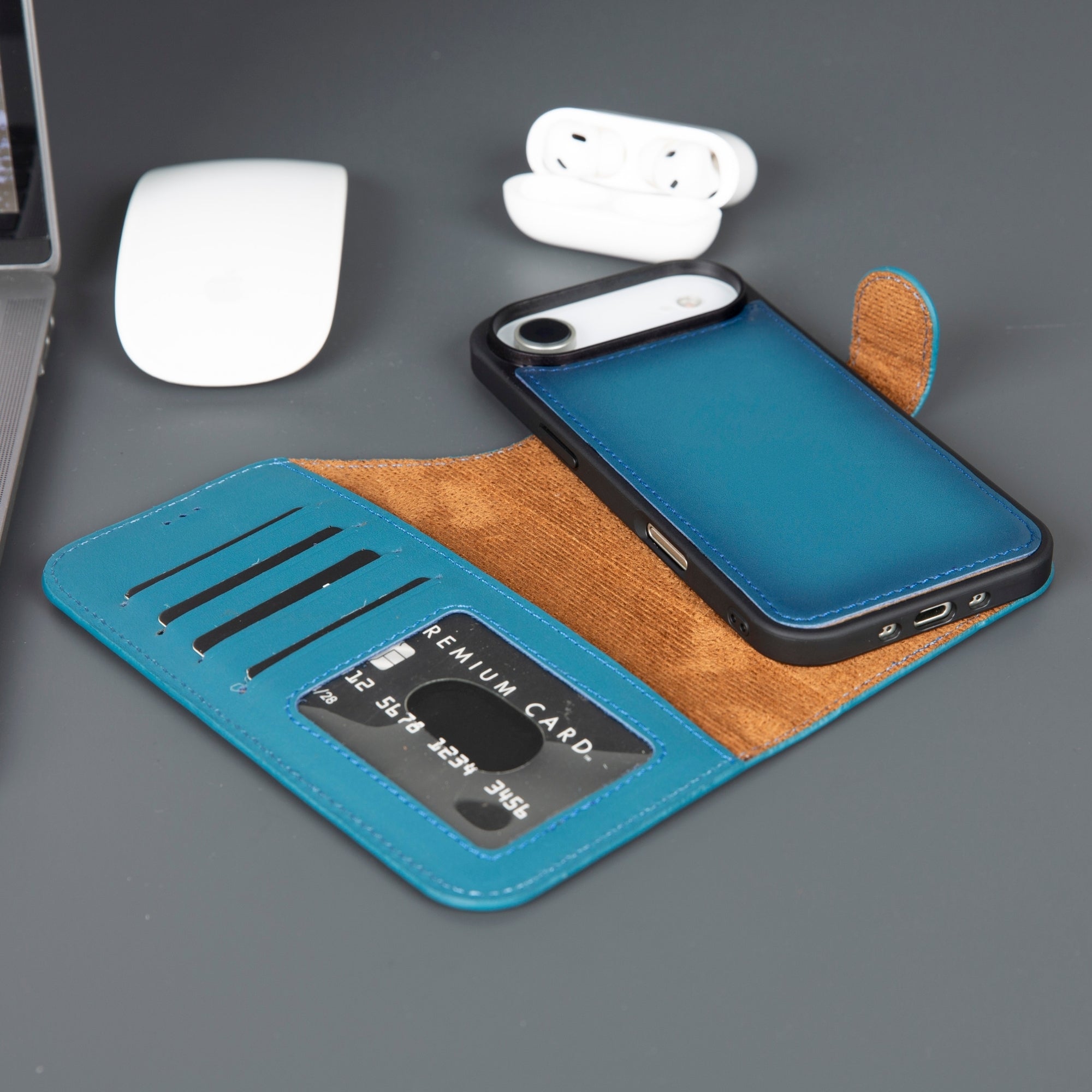 Casper iPhone 17 Air Wallet Case Leather MagSafe - TORONATA - 