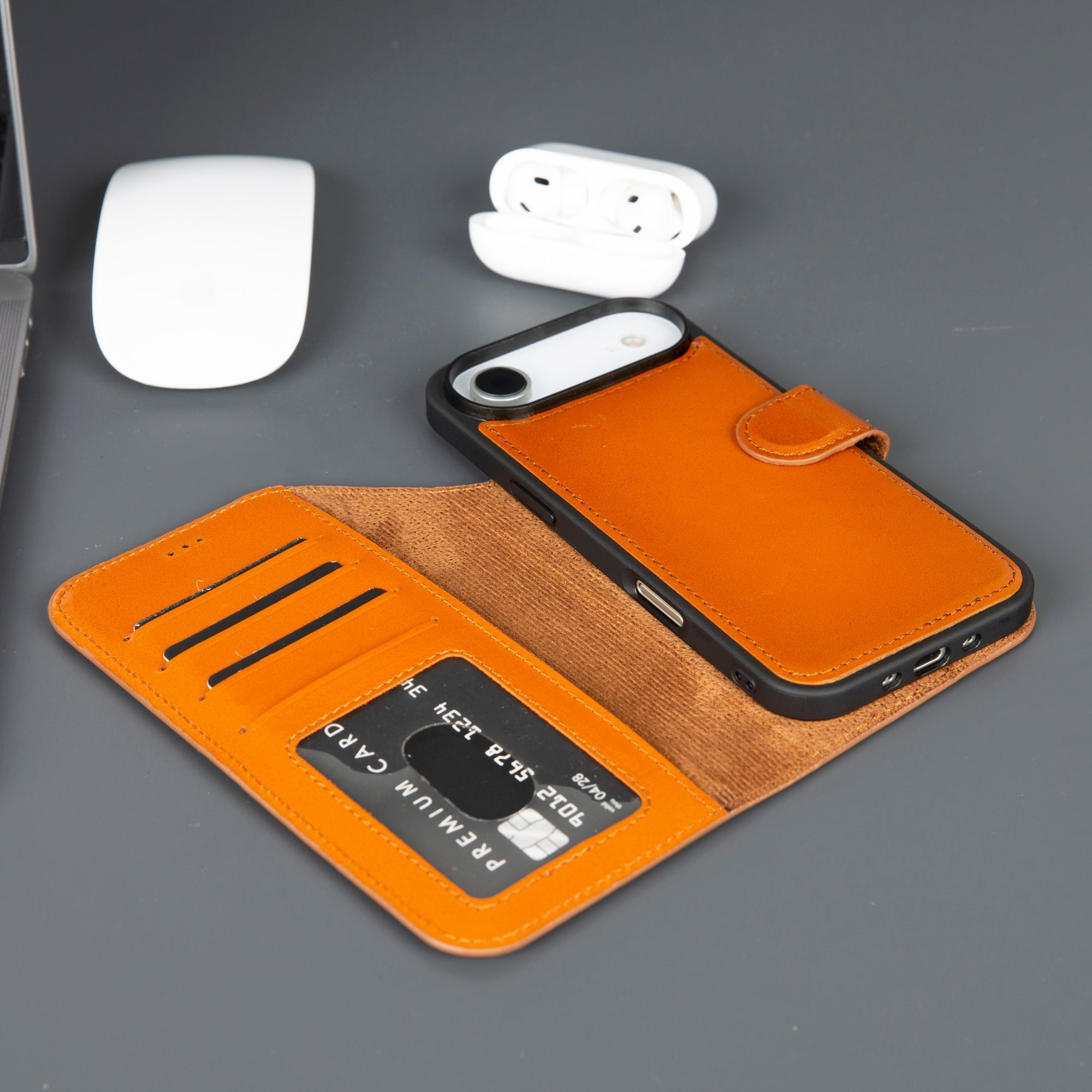 Casper iPhone 17 Air Wallet Case Leather MagSafe - TORONATA - 