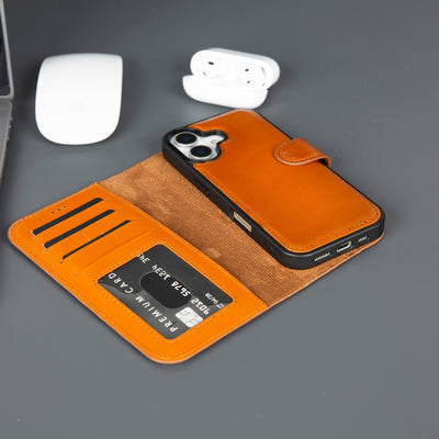 Casper iPhone 17 Wallet Case Leather MagSafe - TORONATA - 