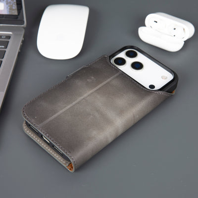 casper iphone 17 pro max leather wallet case 