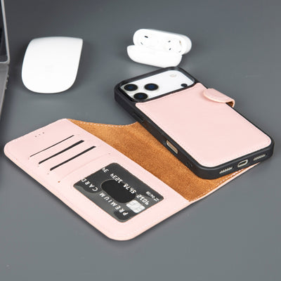 casper iphone 17 pro max leather wallet case 