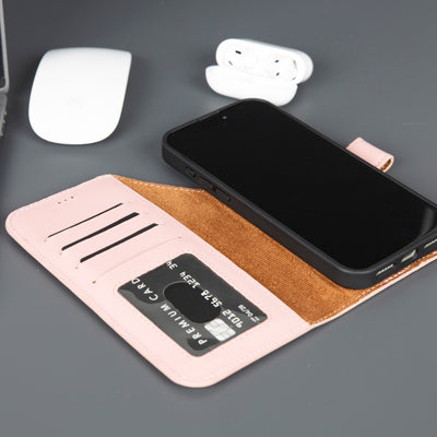 casper iphone 17 pro max leather wallet case 