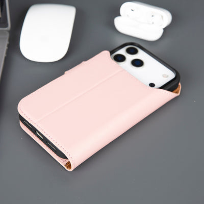 casper iphone 17 pro max leather wallet case 