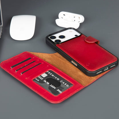 casper iphone 17 pro max leather wallet case 