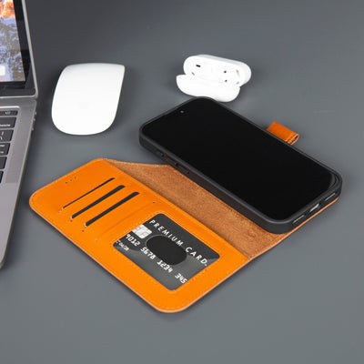 casper iphone 17 pro max leather wallet case 