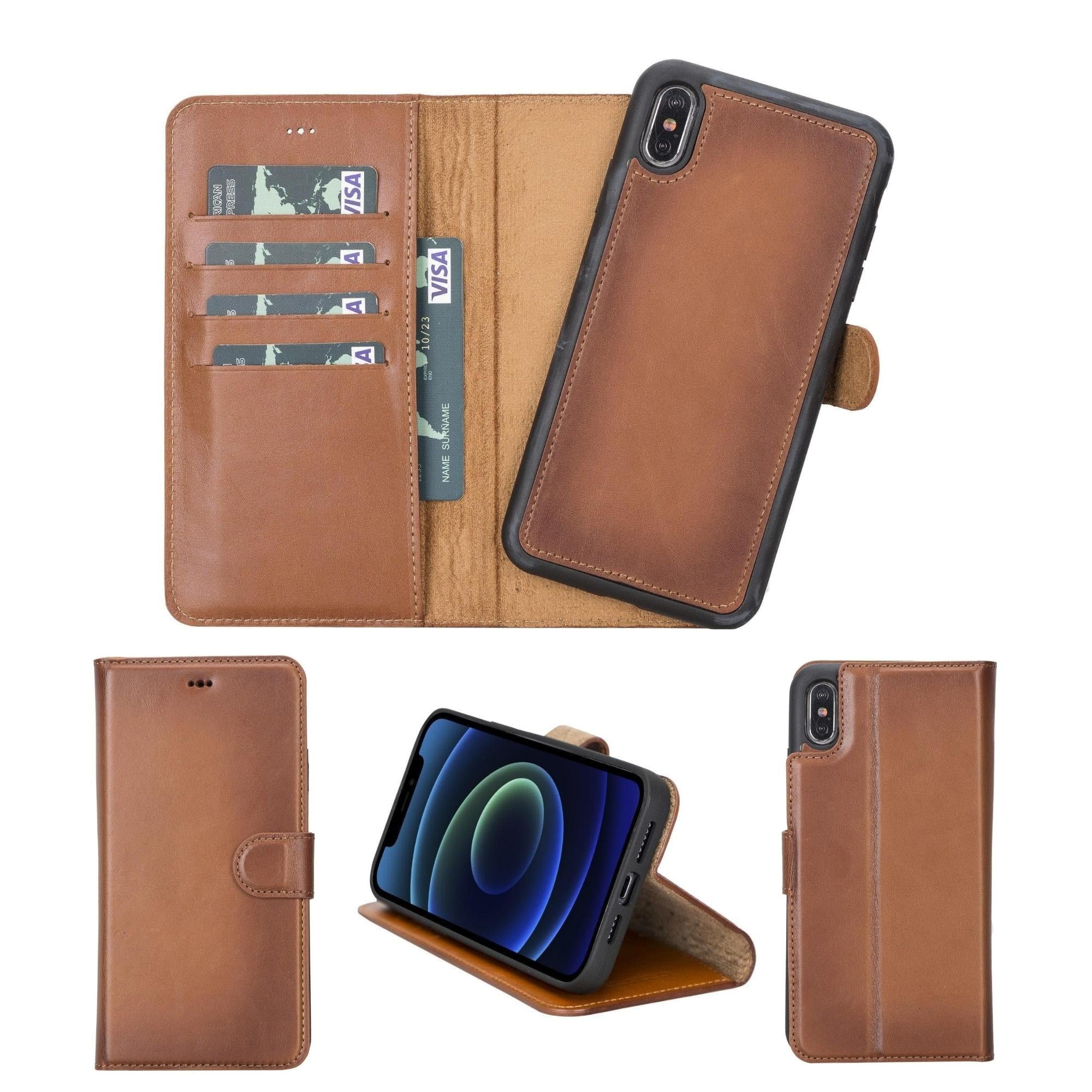 Casper iPhone XS Max Leather Wallet Case