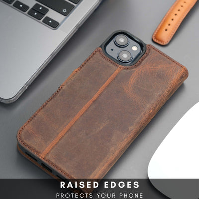 Casper Leather iPhone 15 Wallet Case | MagSafe - TORONATA - 