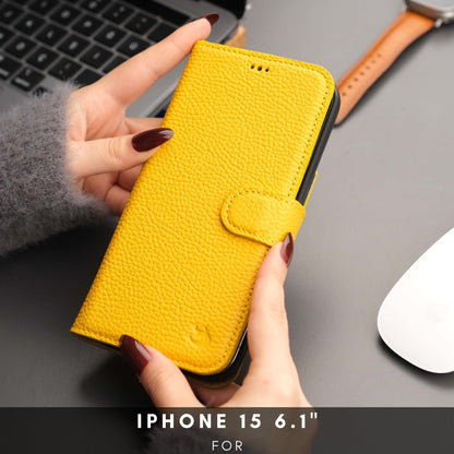 Casper Leather iPhone 15 Wallet Case | MagSafe - TORONATA - 