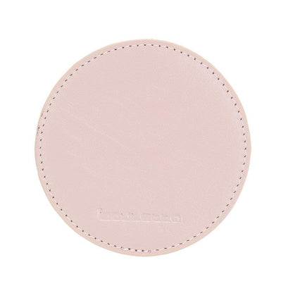 Bouletta Divine Geniun Leather Handmade Cup Coaster Pink