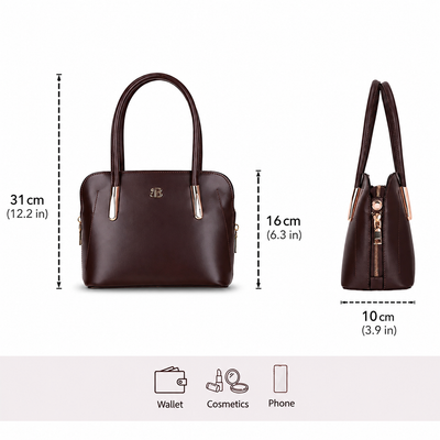 Belmont Satchel Handbag & Crossbody Purse - 