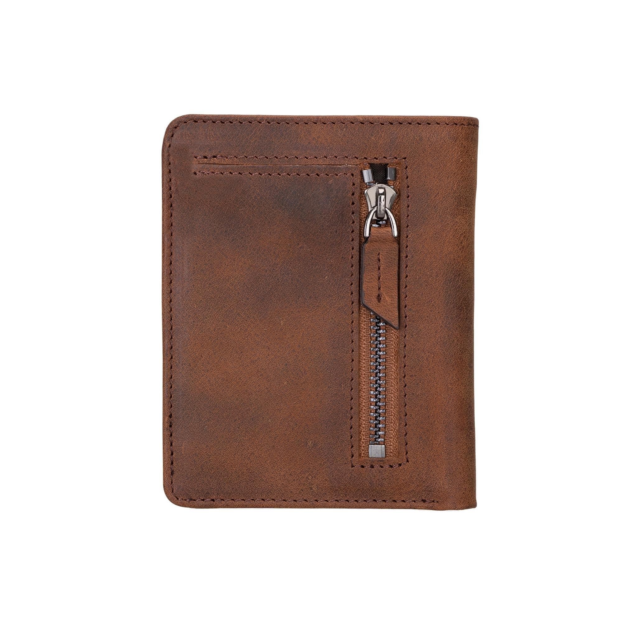 Fabio Leather Men's Wallet with Zipper - TORONATA - color_