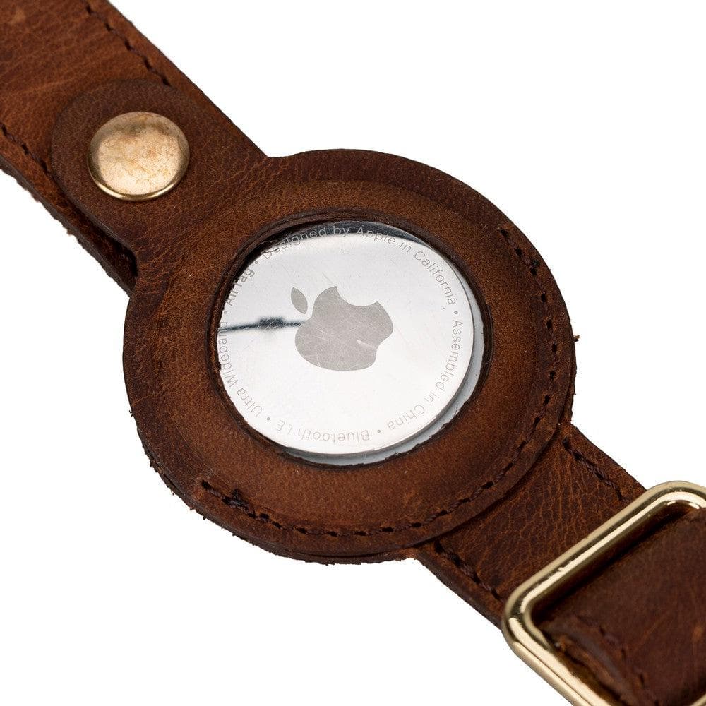 Pet Leather Collar with Apple AirTag Compatible Slot - TORONATA - color_