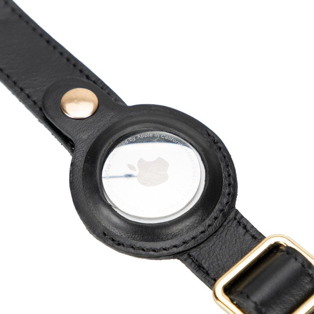 Pet Leather Collar with Apple AirTag Compatible Slot - TORONATA - color_
