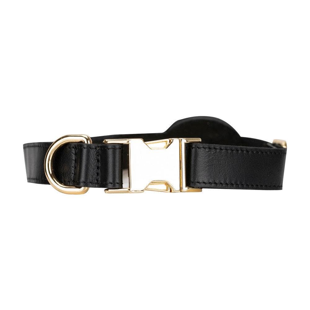 Pet Leather Collar with Apple AirTag Compatible Slot - TORONATA - color_