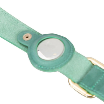 Pet Leather Collar with Apple AirTag Compatible Slot - TORONATA - color_