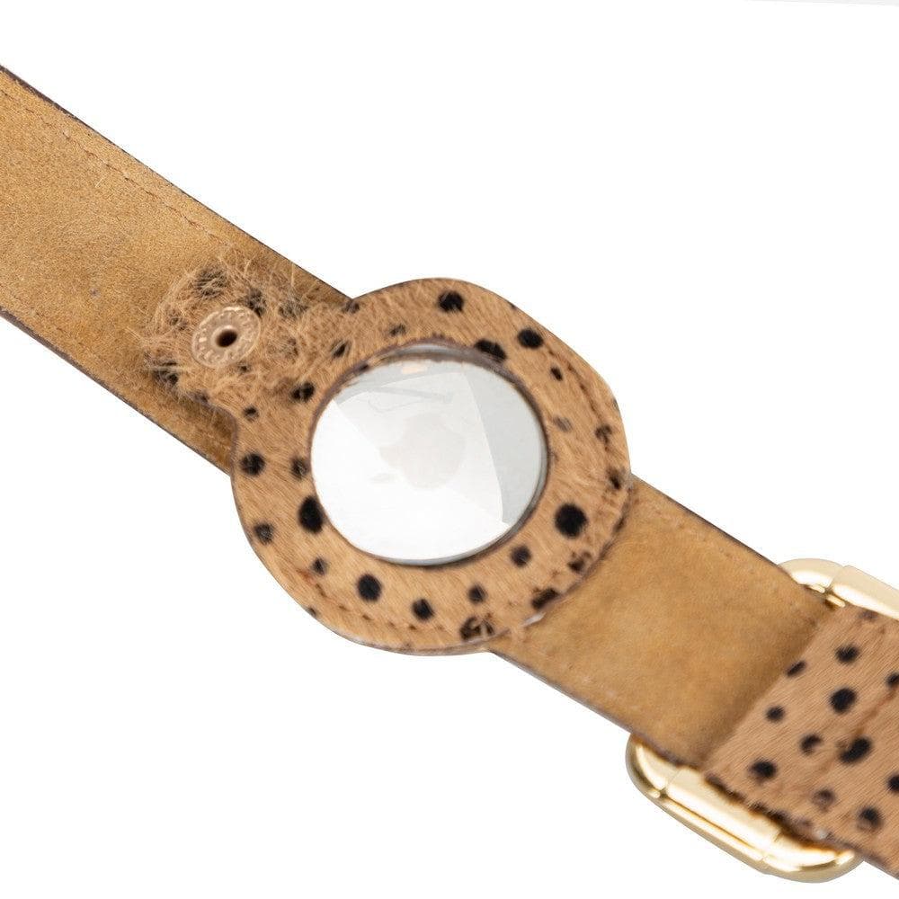 Pet Leather Collar with Apple AirTag Compatible Slot - TORONATA - color_