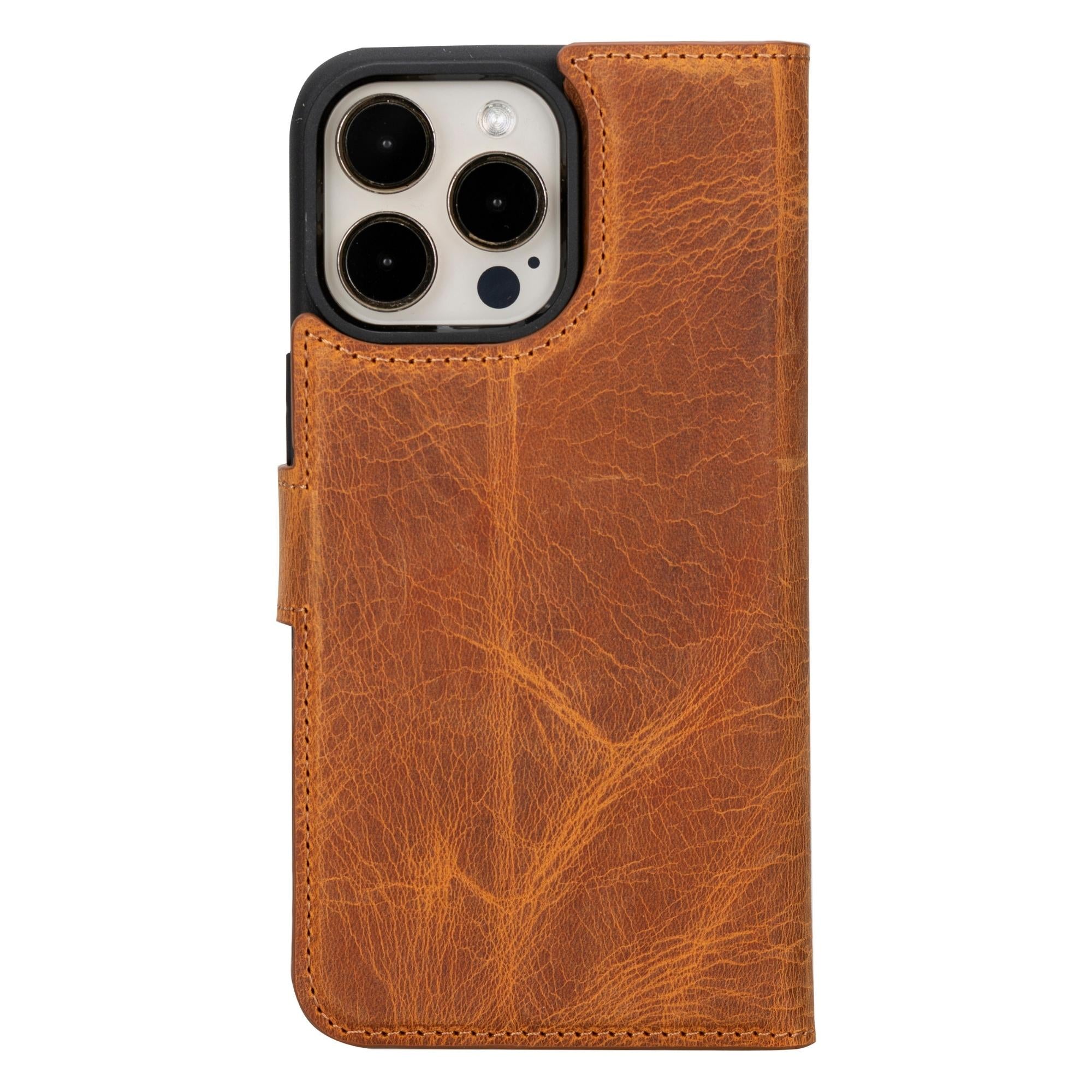 Handmade Genuine Leather Wallet Case For Iphone 15 Pro Max Case For Iphone  14 Pro / 13 Pro With Wristlet Brown Iphone 12 11 mini Italian :  : Handmade Products