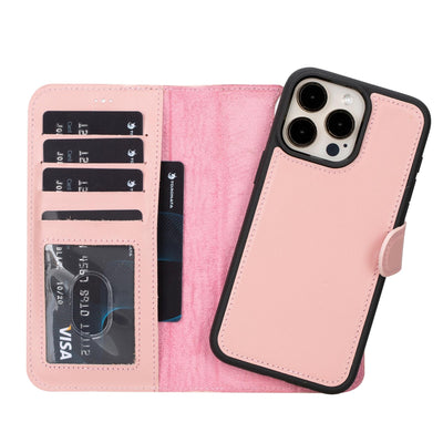 casper leather iphone 15 series wallet case - toronata - 