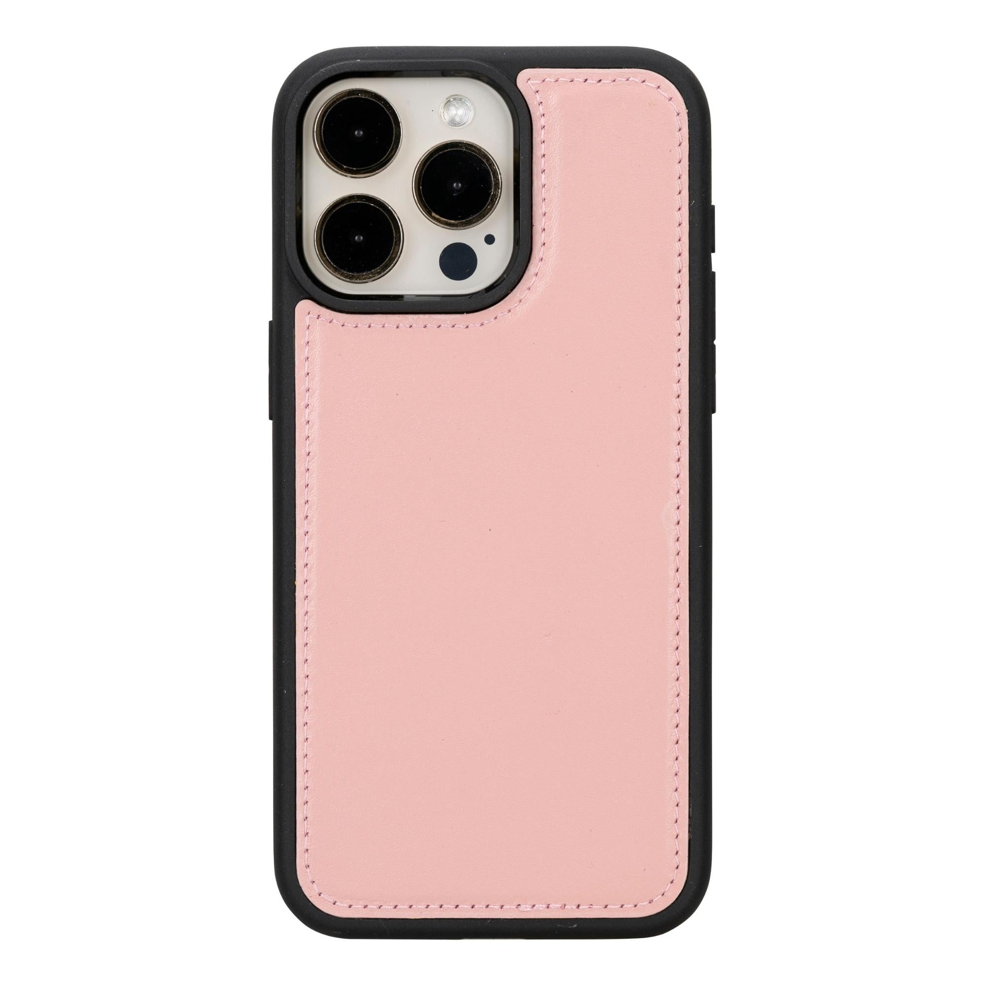 Insignia - Leather Wallet Case for iPhone 14 Pro Max - Pink