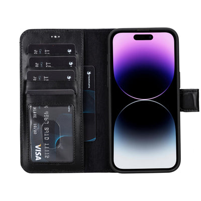 casper leather iphone 15 series wallet case - toronata - 