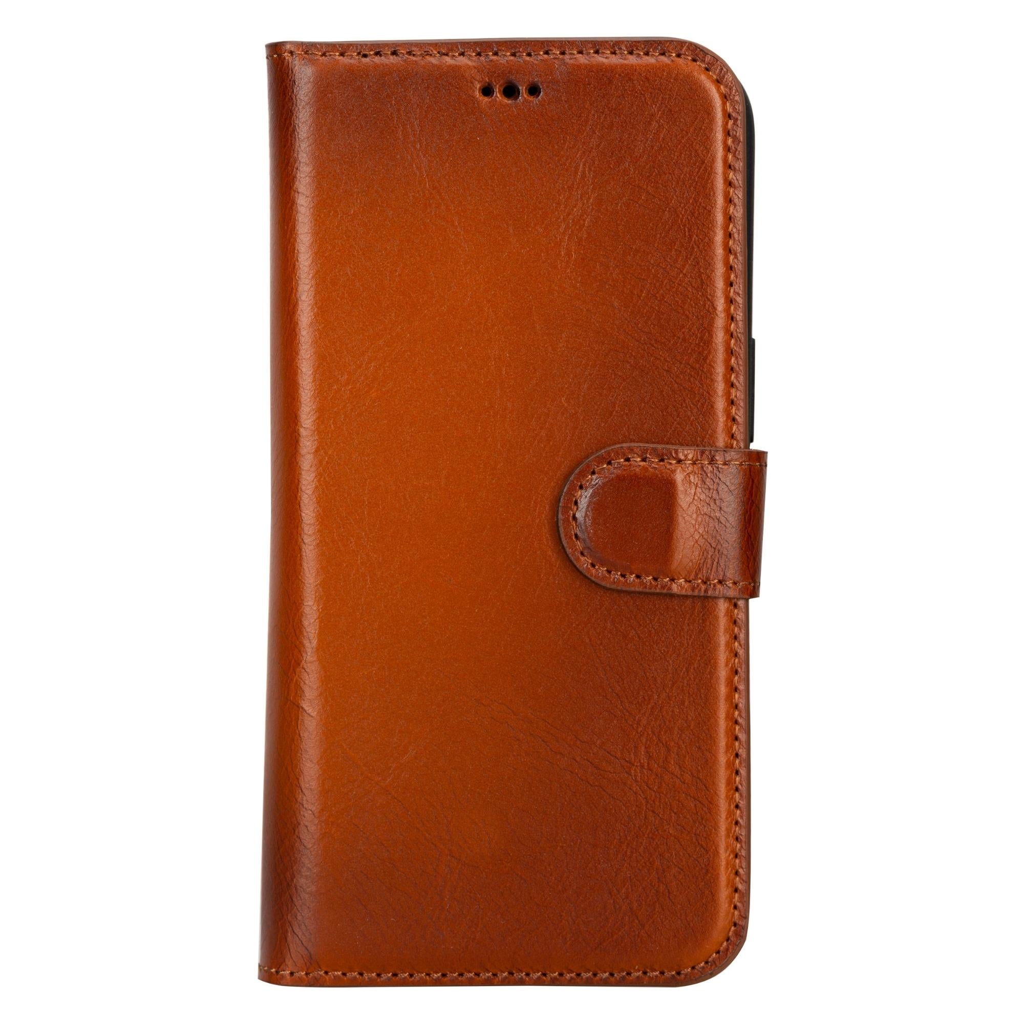 Toronata Casper Leather Detachable Wallet for iPhone 15 iPhone 15 Plus / Light Brown