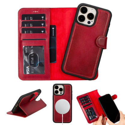 casper leather iphone 15 series wallet case - toronata - 