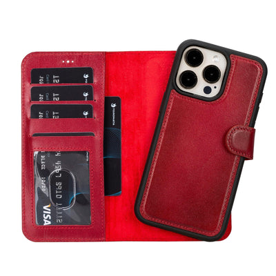 casper leather iphone 15 series wallet case - toronata - 