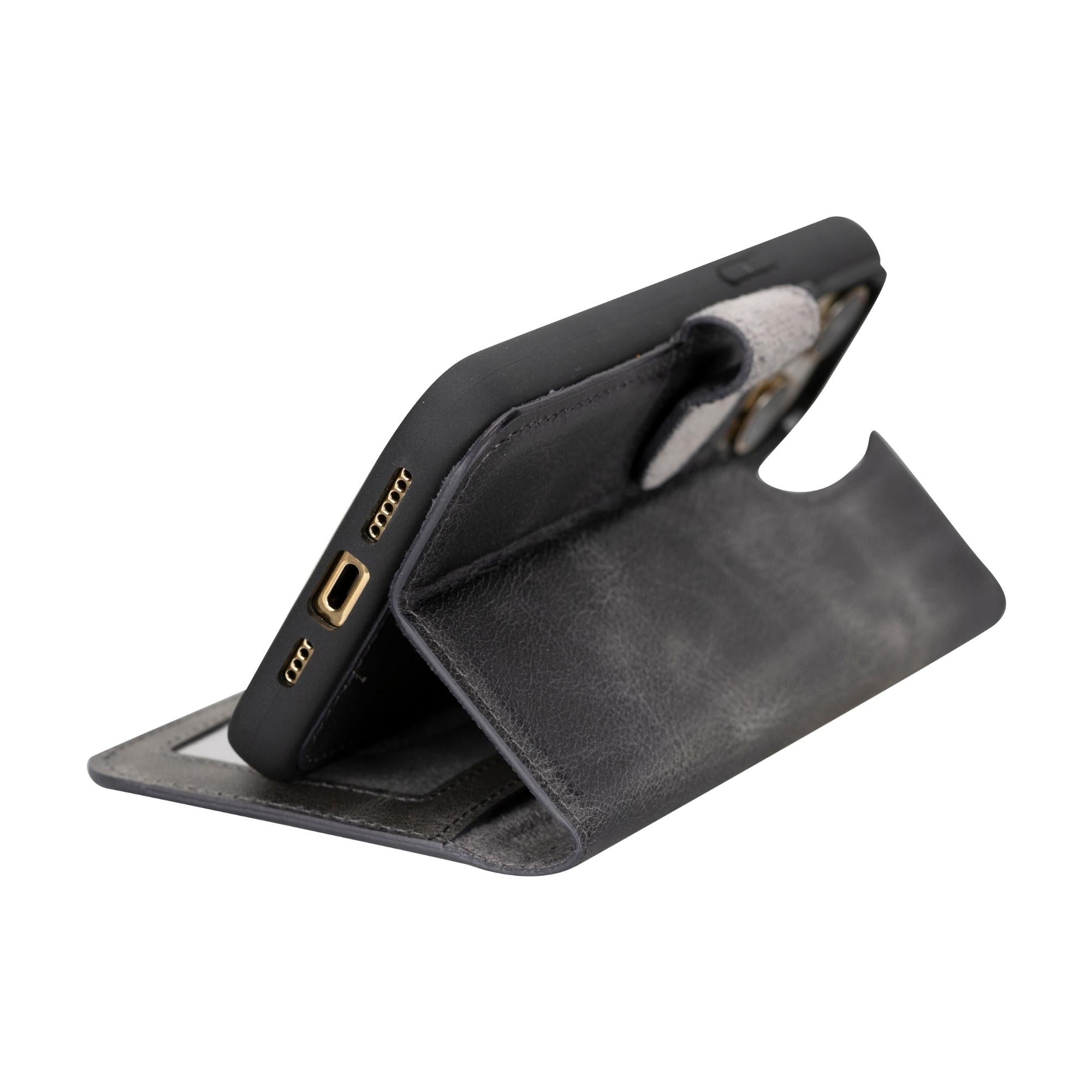 casper leather iphone 15 series wallet case - toronata - 