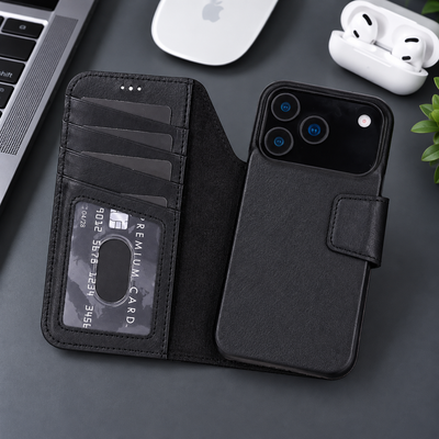 Brea iPhone 18 Pro Leather Wallet Case | TORONATA 