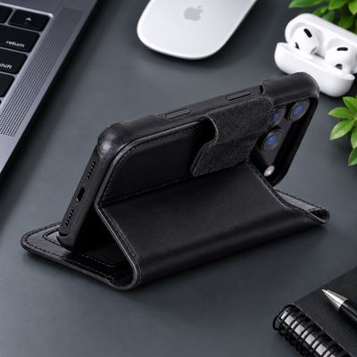Brea iPhone 18 Pro Leather Wallet Case | TORONATA 