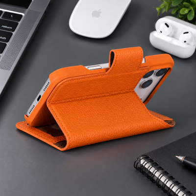 Brea iPhone 18 Pro Leather Wallet Case | TORONATA 