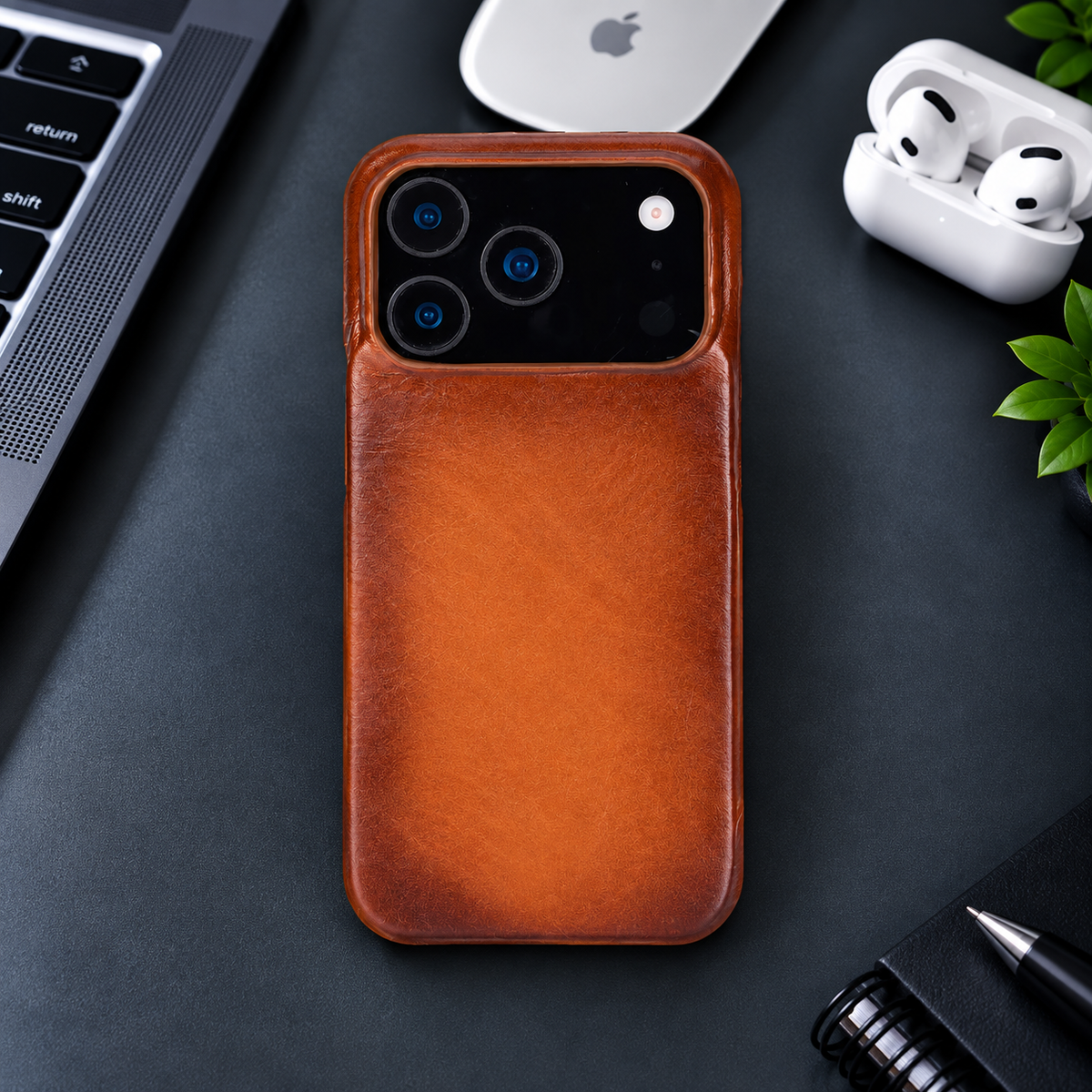 Brea iPhone 18 Pro Leather Wallet Case TORONATA 