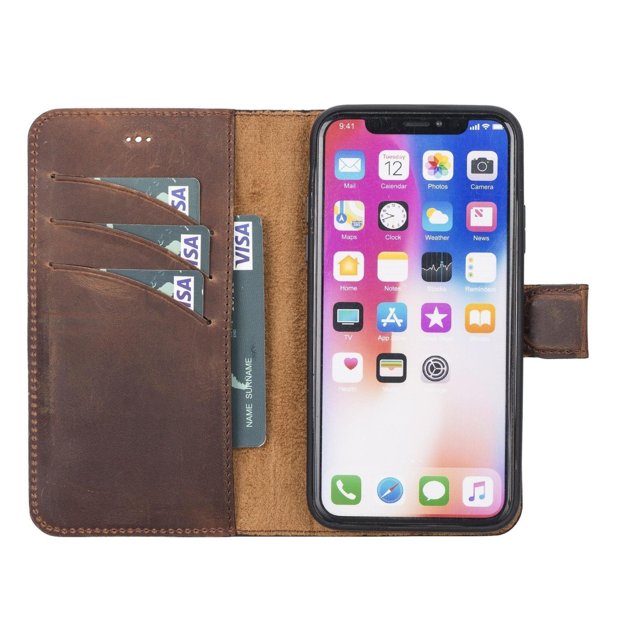 Casper iPhone X and XS Leather Wallet Case
